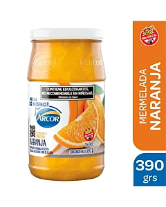 Mermelada Arcor Sin Azúcares Sabor Naranja 390 G