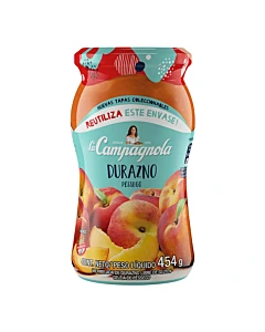Mermelada La Campagnola De Durazno 454gr