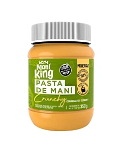 Pasta De Maní Crunchy Mani King 350g