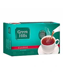 Té Green Hills Clásico 100 Saquitos