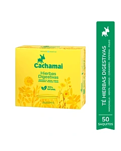 Té Cachamai Hierbas Digestivas Amarillo 50u