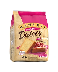 Tostadas De Mesa Manieri Dulces 200 G