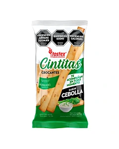 Galletitas Cintitas Crocantes Cebolla Tostex 125 Gr