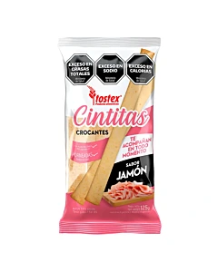 Galletitas Cintitas Crocantes Jamon Tostex 125 Gr