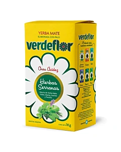 Yerba Mate Compuesta Verde Flor Hierbas 1 Kg