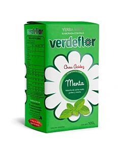 Yerba Mate Compuesta Verdeflor Con Menta X 500 Gr