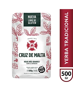 Yerba Mate Cruz De Malta Tradicional Sin Tacc 500 G