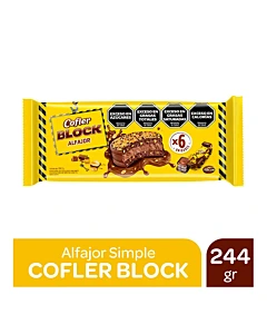 Alfajor Cofler Block 6 U 244 G