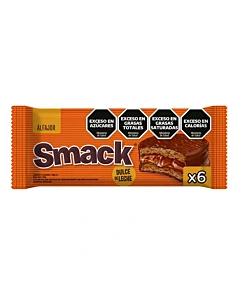 Alfajores Smack Dulce De Leche 360 G 6u