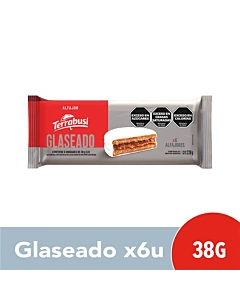 Alfajor Terrabusi Blanco Glaseado 6 U 228 G