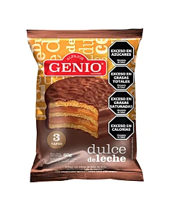 Alfajor Genio Negro Triple 60 G