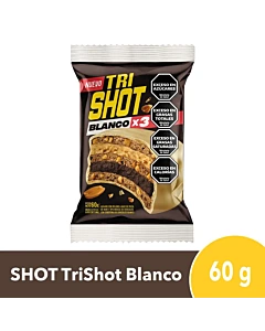 Alfajor Shot Blanco Triple 60 G