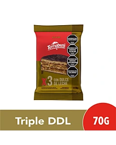 Alfajor Terrabusi Clásico Triple 70 G