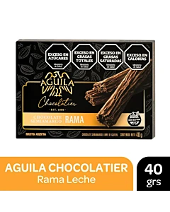 Chocolate Aguila En Rama Semiamargo 40 G