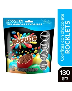 Confites Rocklets Chocolate 130g