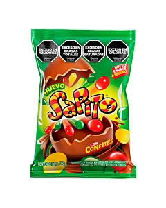 Huevo De Chocolate Sapito Con Confites 28 G