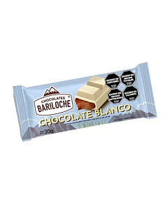 Chocolate Blanco Bariloche Con Dulce De Leche 30 G