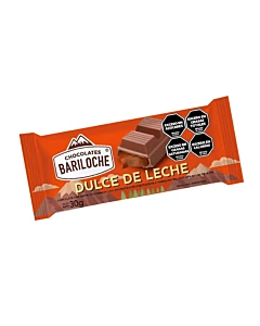 Chocolate Con Leche Bariloche Con Dulce De Leche 30 G