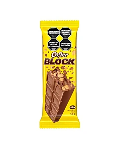 Tableta De Chocolate Block Con Maní 170 G