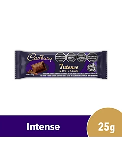 Tableta De Chocolate Cadbury Intense 25 G