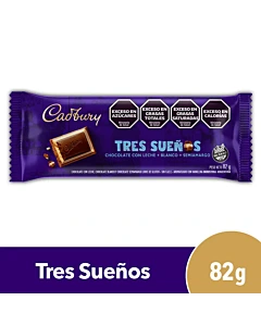 Tableta De Chocolate Cadbury Tres Sueños 82 G