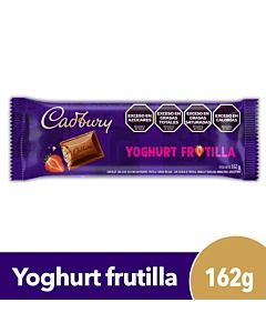 Tableta De Chocolate Cadbury Yoghurt Frutilla 162 G