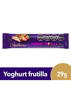Tableta De Chocolate Cadbury Yoghurt Frutilla 29 G