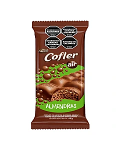 Chocolate C/ Almendras Cofler Air 55gr