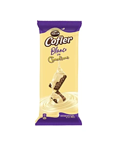 Tableta De Chocolate Cofler Blanco Con Chocolinas 140 G