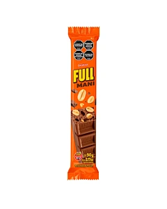 Tableta De Chocolate Full Maní Relleno Pasta De Maní Y Maní 110 G