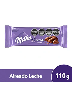 Chocolate Milka Aireado Con Leche 110 G
