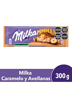 Chocolate Milka Con Caramelo Y Avellanas 300 G