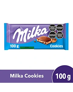 Tableta De Chocolate Milka Cookies 100 G