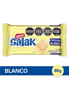 Chocolate Blanco Nestlé® Galak 80 Gr