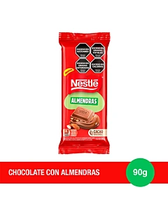 Tableta De Chocolate Nestlé Almendras 90 G