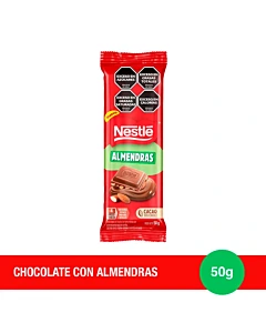 Tableta De Chocolate Nestlé® Con Almendras 50 G