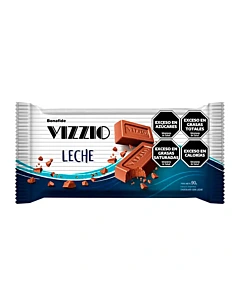 Tableta Chocolate Vizzio Leche 90 G