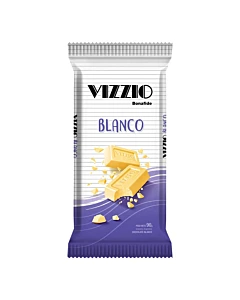 Tableta De Chocolate Blanco Vizzio 90g