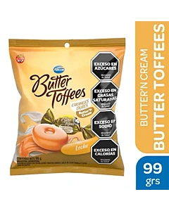 Caramelos Duros Butter Toffees Cream 99 G