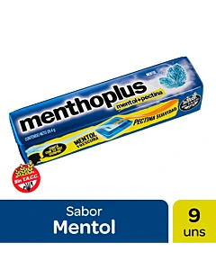 Caramelos Menthol Menthoplus X 9u