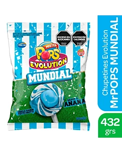 Chupetines Mister Pop's Evoluton Mundial 432 G