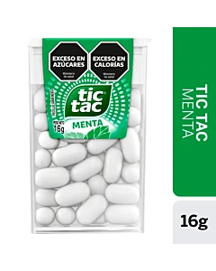 Pastillas Tic Tac Menta 33un 16g