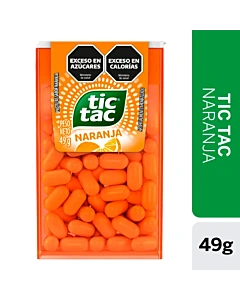 Pastillas Tic Tac Naranja 100un 49g