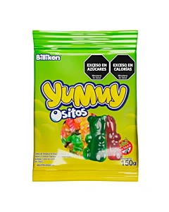 Gomitas Yummy Ositos Sabor Frutal 150 G