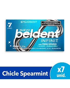 Chicle Sabor Mentol Beldent Infinit 13,3g