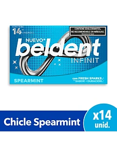 Chicle Sabor Mentol Beldent Infinit 26,6g