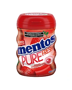 Chicles Mentos Pure Fresh Frutilla 56g