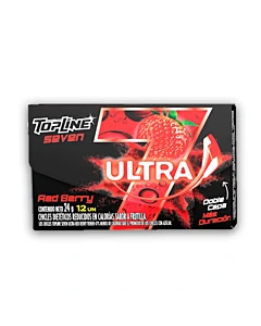Chicles Sabor Frutilla Ultra Rberry Topline 7 X 24gr