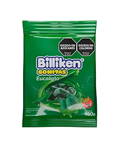 Gomitas Billiken Sabor Eucalipto 150 G