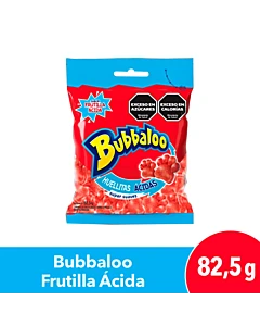 Gomitas Bubbaloo Huellitas Ácidas 82.5 G